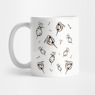 Daphnia spec. (Crustacea), Collage Mug